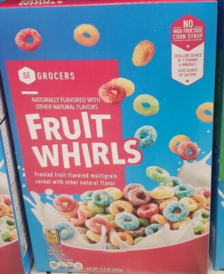 Fruit Whirls Frosted Multigrain Cereal, Fruit Whirls