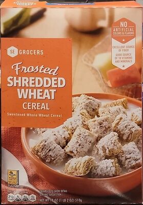 Frosted Shredded Wheat Sweetened Whole Wheat Cereal, Frosted Shredded Wheat