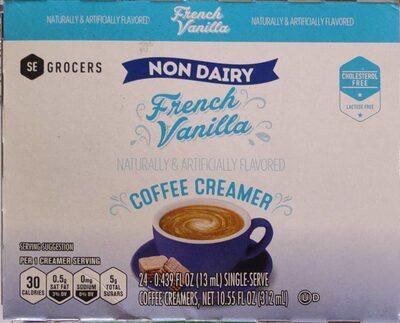 French Vanilla Flavored Non Dairy Coffee Creamer, French Vanilla
