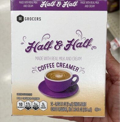 Half & Half Coffee Creamer, Half & Half