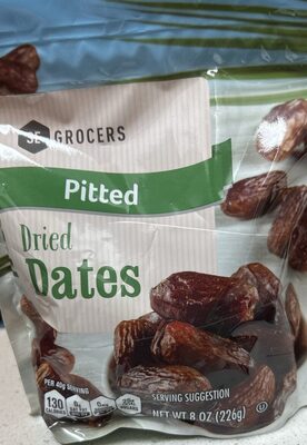 Dried Pitted Dates, Dried Pitted