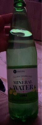 Lime Italian Sparkling Mineral Water, Lime