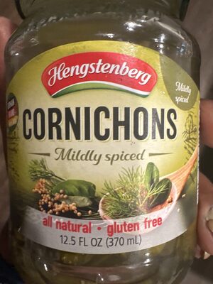 Mildly Spiced Cornichons