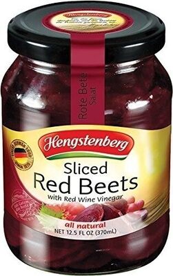 Sliced With Red Wine Vinegar Red Beets