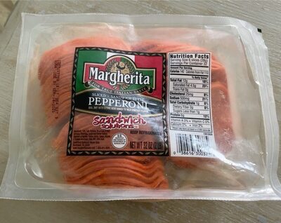 Sandwich Style Sliced Pepperoni, Sandwich Style