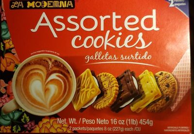 La Moderna Assorted Cookies, 8 Oz, 2 Count