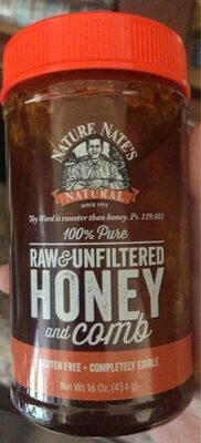 100% Pure Raw & Unfiltered Honey And Comb
