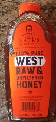 100% Pure West Raw & Unfiltered Honey