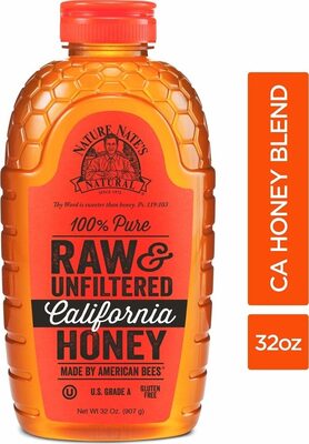 100% Pure Raw & Unfiltered California Honey