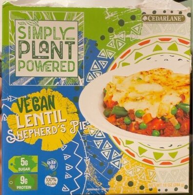 Lentil Vegan Shepherd's Pie, Lentil