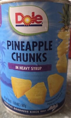 Pineapple Chunks In Heavy Syrup