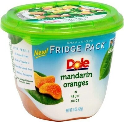 Mandarin Oranges In Fruit Juice Fridge Pack, Mandarin In Fruit Juice