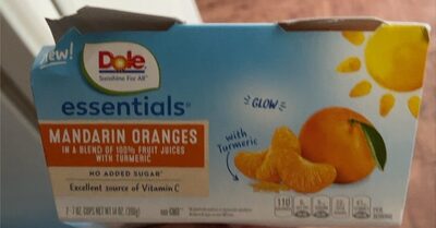 Mandarin Oranges In A Blend Of Fruit Juices With Turmeric, Mandarin In Fruit Juices With Turmeric