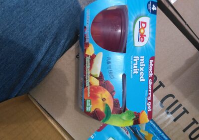 Mixed Fruit In Black Cherry Flavored Gel, Black Cherry