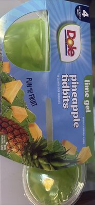 Pineapple In Lime Flavored Gel, Lime