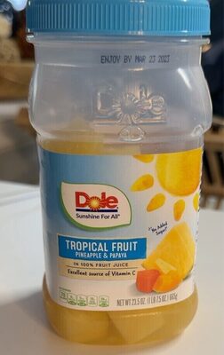 Tropical Fruit In 100% Fruit Juice