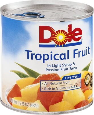 Tropical Fruit In Light Syrup & Passion Fruit Juice