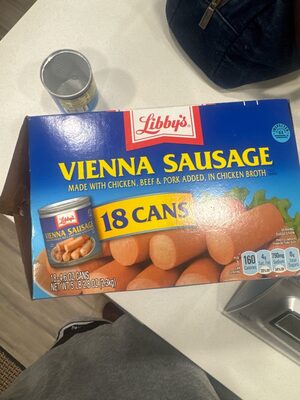 Libby's Vienna Sausage, Canned Sausage, 4.6 OZ (Pack of 18)