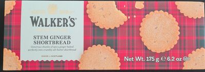 Stem Ginger Pure Butter Shortbread, Stem Ginger