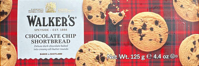 Chocolate Chip Pure Butter Shortbread, Chocolate Chip
