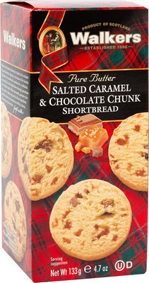 Pure Butter Salted Caramel & Chocolate Chunk Shortbread, Salted Caramel & Chocolate Chunk