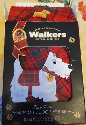 Pure Butter Mini Scottie Dog Shortbread, Pure Butter
