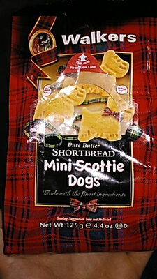 Pure Butter Mini Shortbread Scottie Dogs
