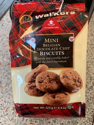 Belgian Chocolate Chip Mini Cookies, Belgian Chocolate Chip
