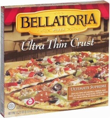Ultra Thin Crust Pizza, Ultimate Supreme