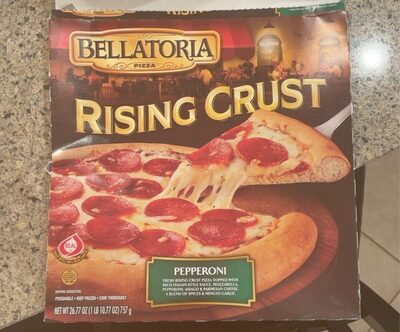 Pepperoni Fresh Rising Crust Pizza Topped With Rich Italian-Style Sauce, Mozzarella, Pepperoni, Asiago & Parmesan Cheese, A Blend Of Spices & Minced Garlic, Pepperoni