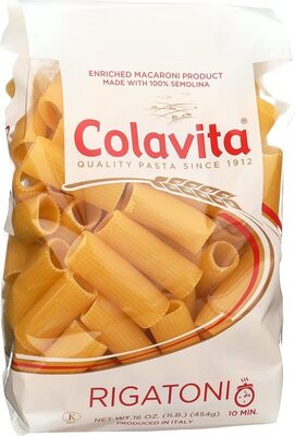 Enriched Macaroni Product, Rigatoni