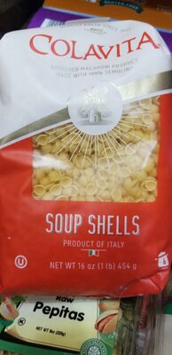 Enriched Macaroni Product, Soup Shells