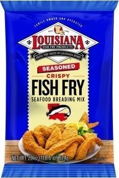 Seasoned Crispy Fish Fry Seafood Breading Mix, Seasoned Crispy Fish Fry