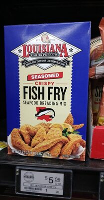 Seasoned Crispy Fish Fry Seafood Breading Mix, Seasoned Crispy Fish Fry