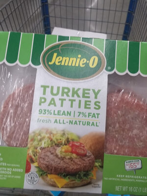 93% Lean | 7% Fat Turkey Patties