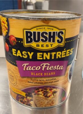 Bush's Taco Fiesta Black Beans 108 oz
