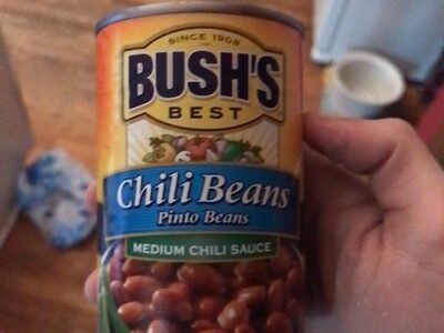 Bush's Pinto Beans in a Medium Chili Sauce 16 oz