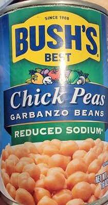 Bush's Reduced Sodium Chick Peas 16 oz