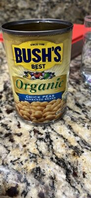 Bush's Organic Garbanzo Beans 15 oz
