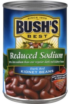 Bush's Reduced Sodium Dark Red Kidney Beans 16 oz