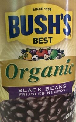 Bush's Organic Black Beans 15 oz