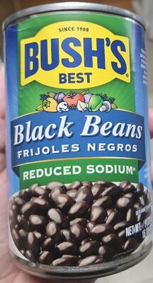 Bush's Reduced Sodium Black Beans 15 oz
