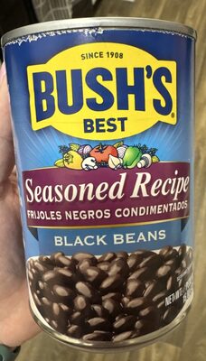 Bush's Seasoned Recipe Black Beans 15 oz