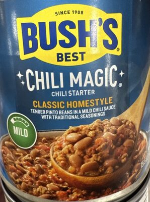 Bushs Classic Homestyle Chili Magic Chili Starter 15.5 oz