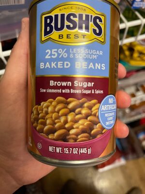 Bush's Brown Sugar Reduced Sodium & Sugar Baked Beans 15.7 oz