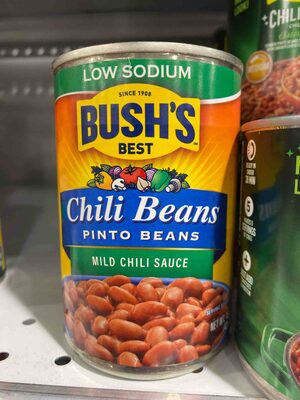 Bush's Low Sodium Pinto Beans in a Mild Chili Sauce 15 oz