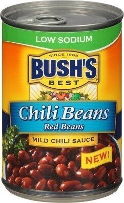 Bush's Low Sodium Red Beans in a Mild Chili Sauce 15 oz