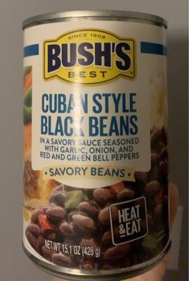 Cuban Style Black Beans In A Savory Sauce Seasoned With Garlic, Onion, And Red And Green Bell Peppers Savory Beans, Cuban Style Black Beans
