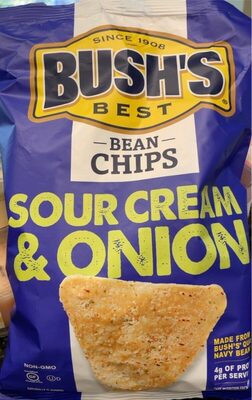 Sour Cream & Onion Bean Chips, Sour Cream & Onion