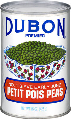 Dubon Petit Pois Green Peas 15 oz